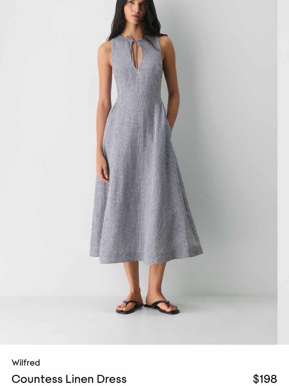 Wilfred Countess Linen Dress